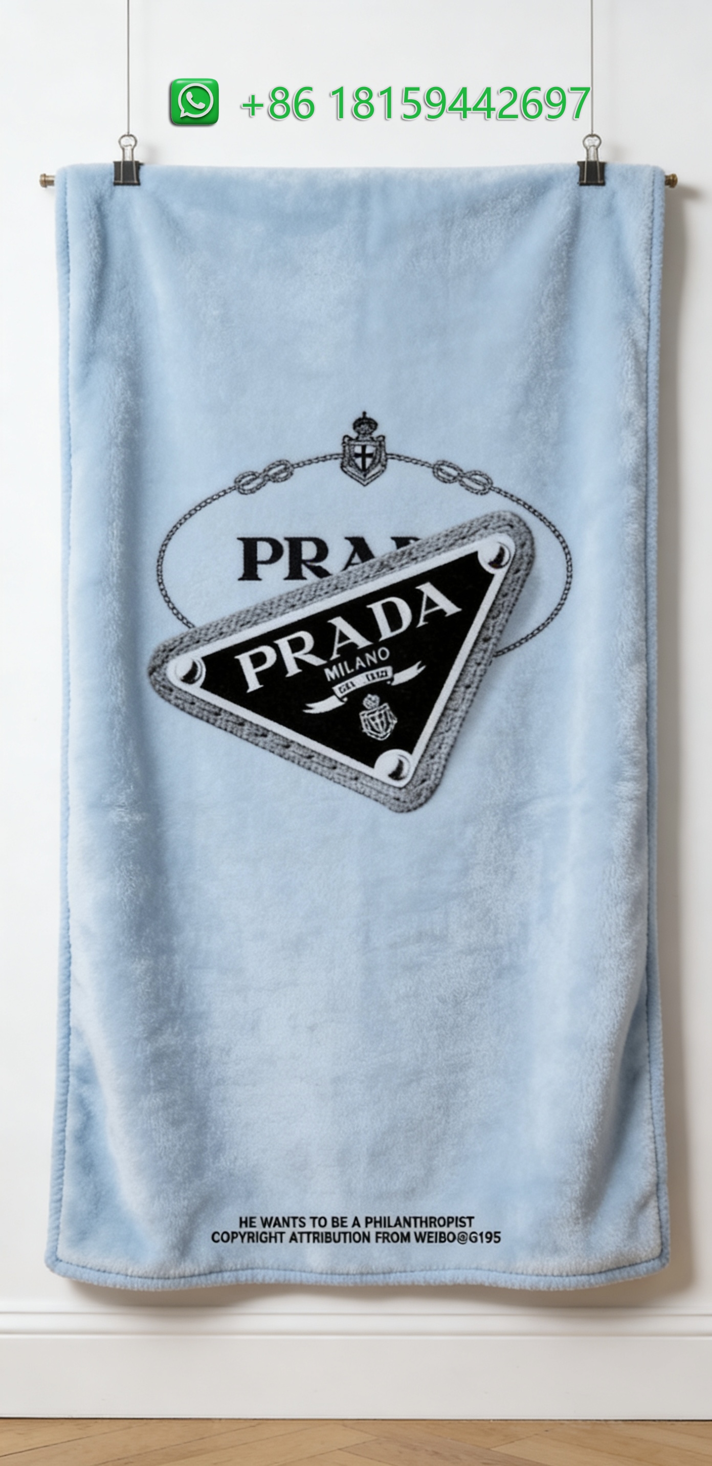 Prada Throw Blankets
